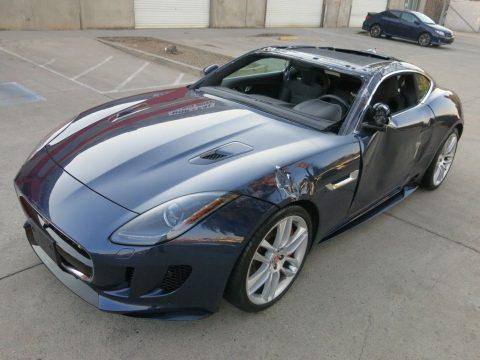 low miles 2017 Jaguar F Type R AWD 5.0L 8v/supercharge 550hp repairable for sale