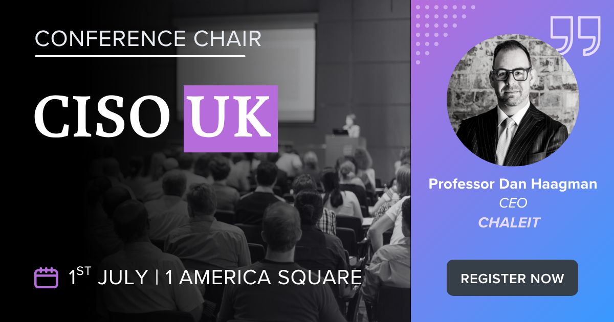 Dan Haagman at CISO UK