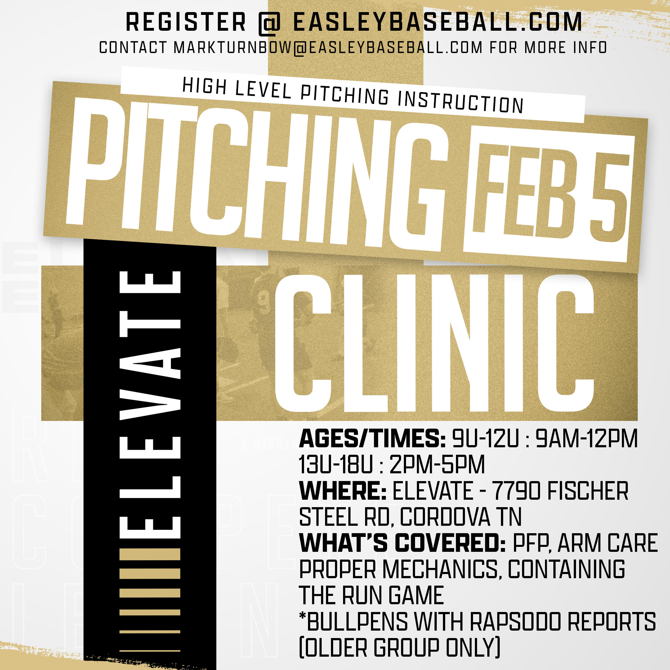 2022 February Elevate Pitching clinic
