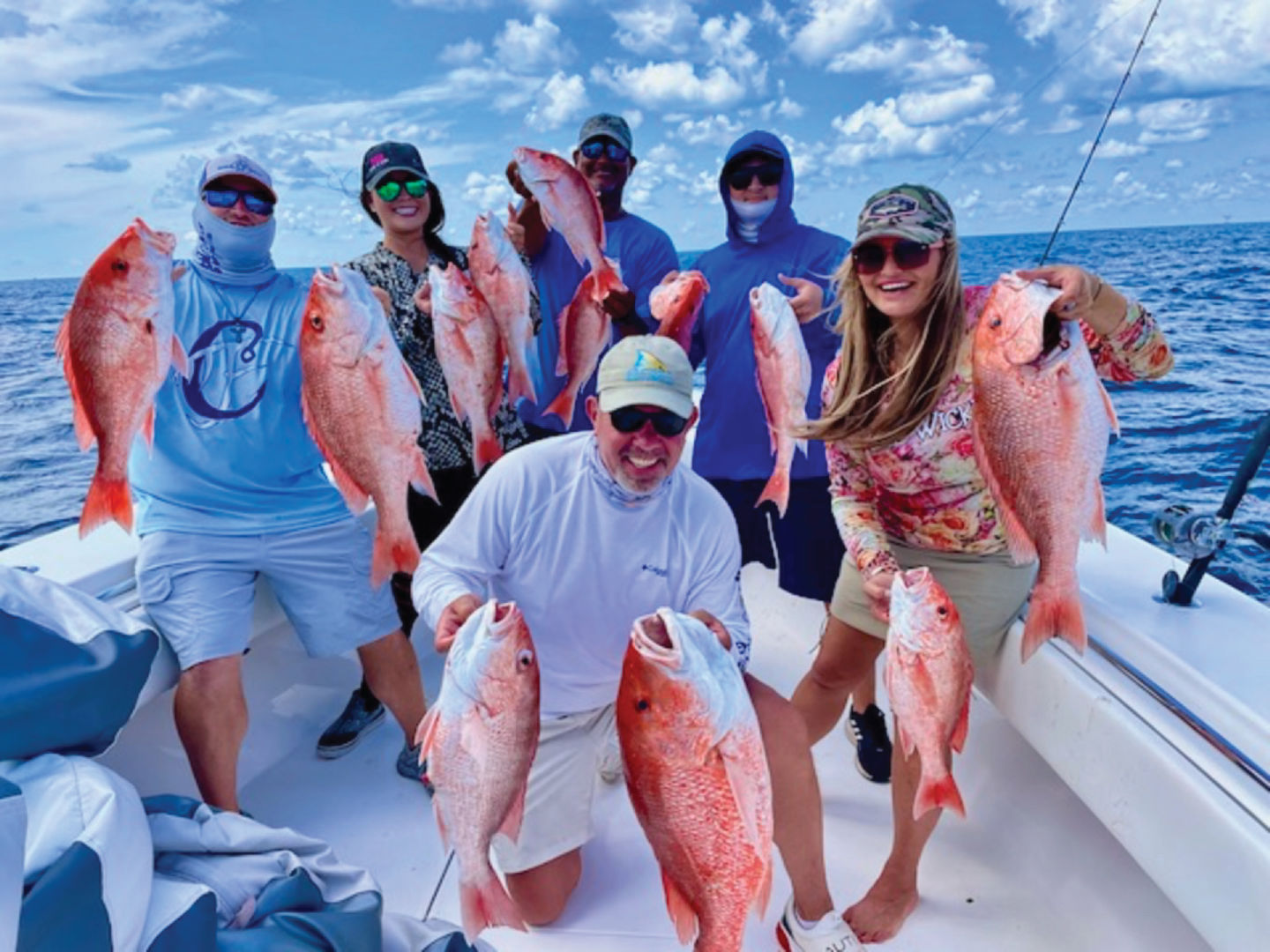 Red snapper fishing charter in Venice, Louisiana