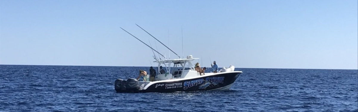 Fishing offshore in our Super Strike Charters Venice LA fishing apparel
