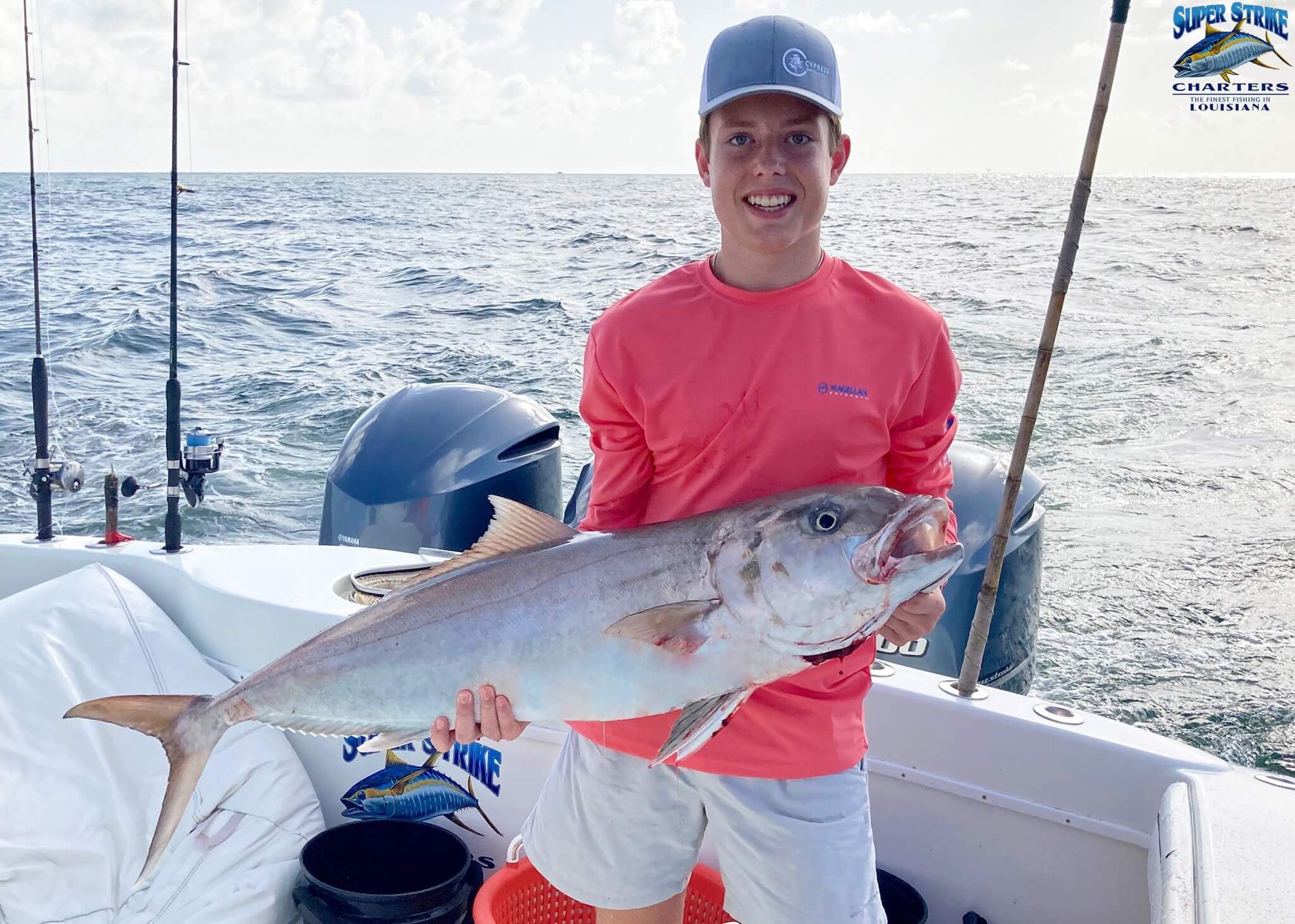 Catch Amberjack on deep sea fishing charter in Venice, Louisiana