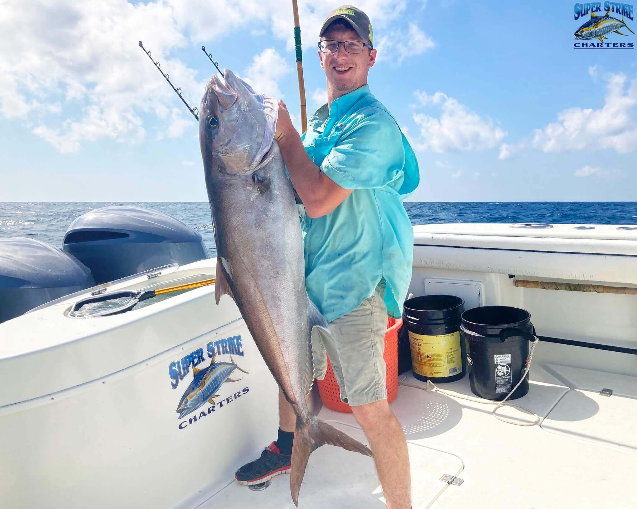 Super Strike Charters Amberjack fishing on Deep Sea Charter