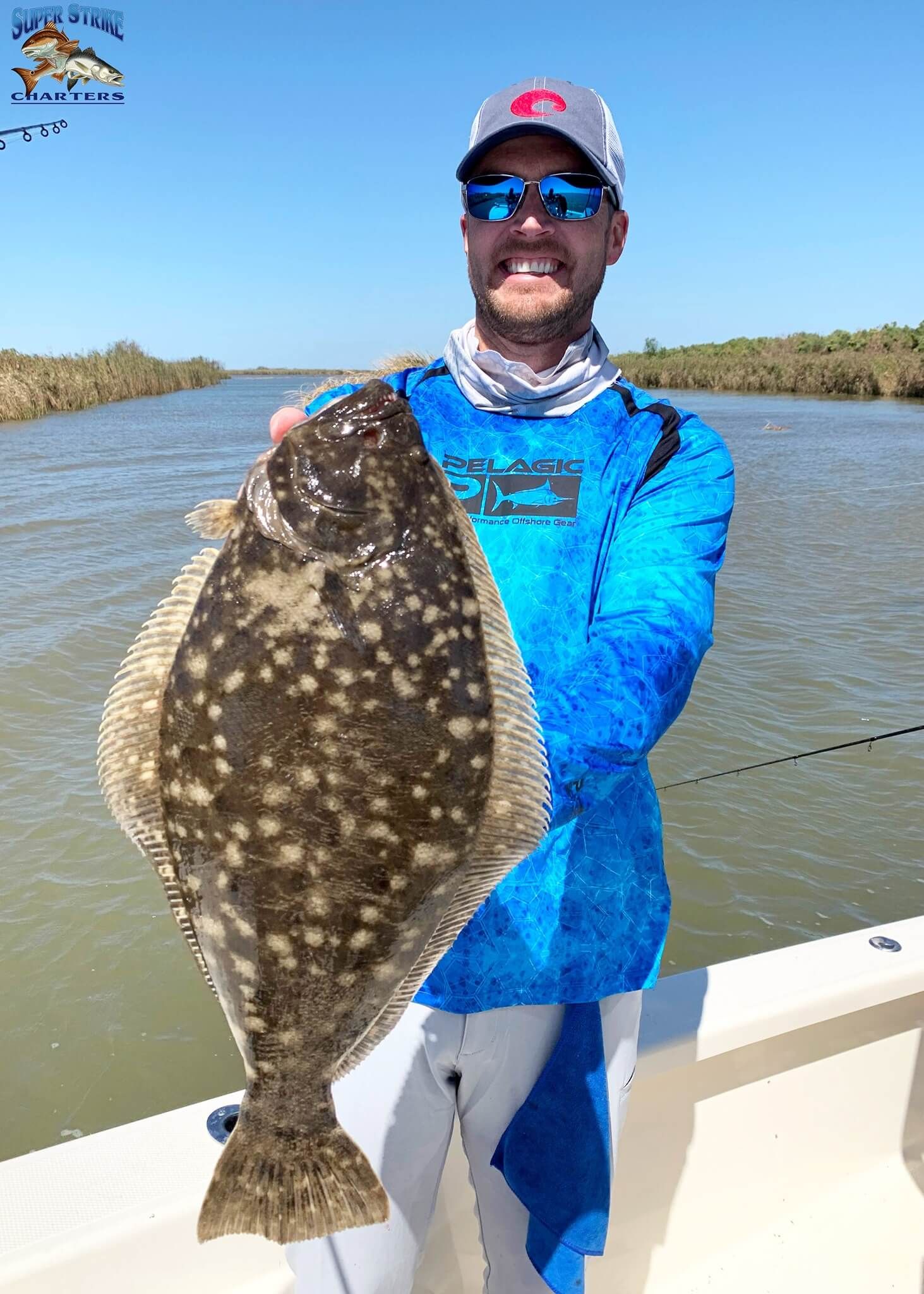 Super Strike Charters  Flounder Charter Fishing Trip