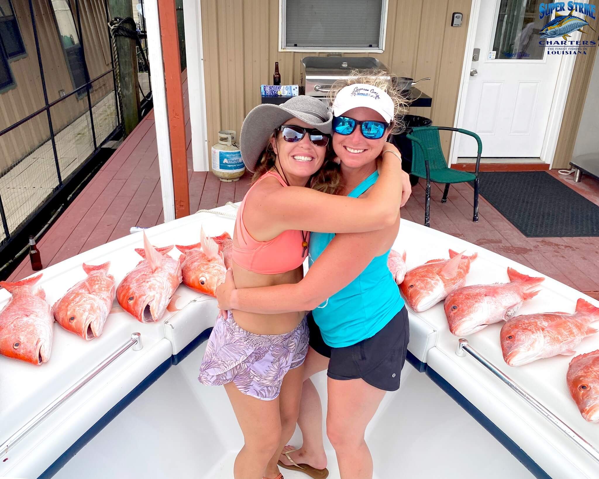 Catch Red snapper on fishing charters in Venice, Louisiana