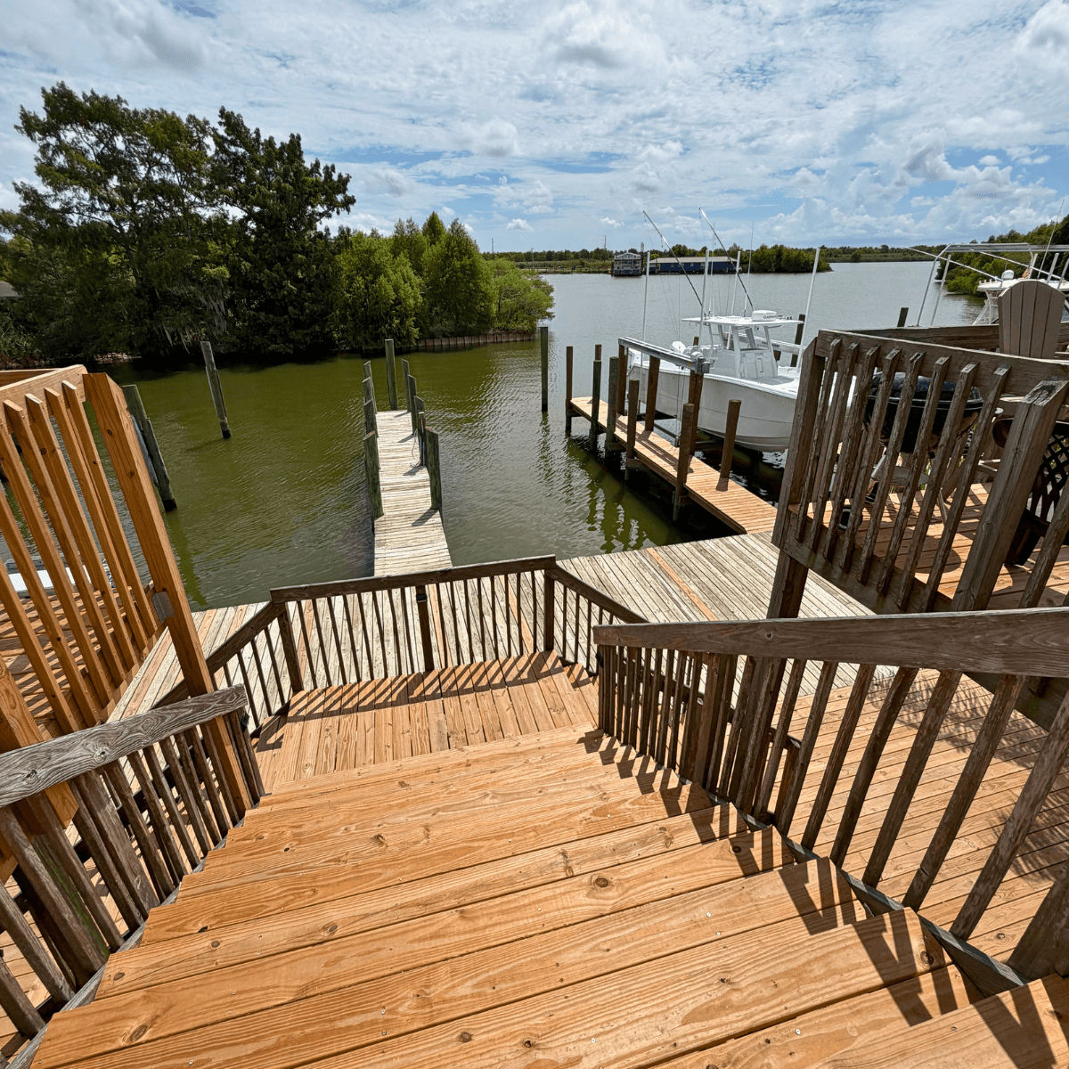Cypress Cove Condo 310B: back deck