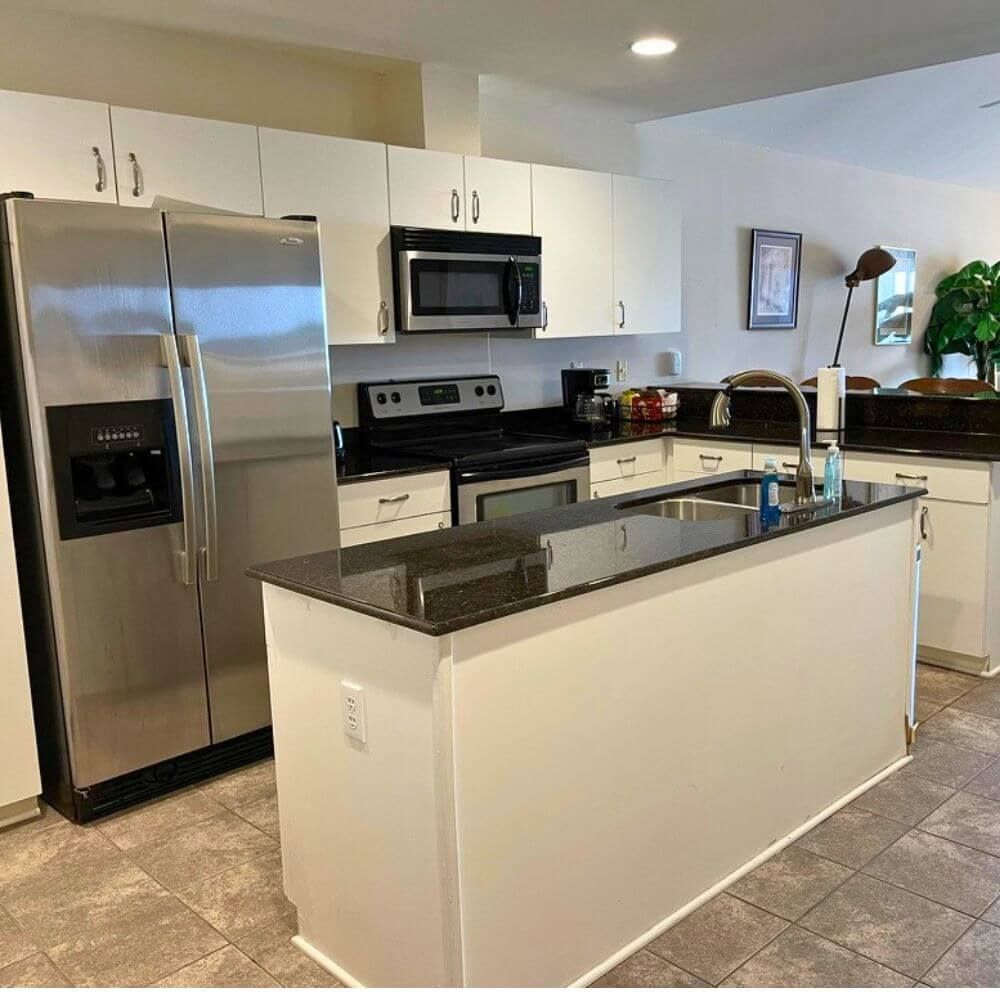 Cypress Cove Condo 310B kitchen Venice LA