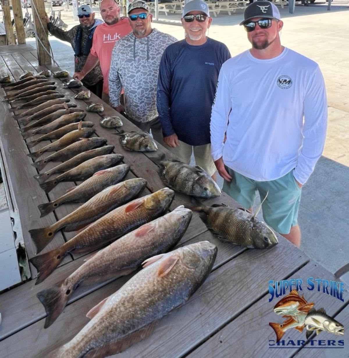 September fishing in Venice, LA-Dwayne Dean & crew with Redfish & Sheepshead