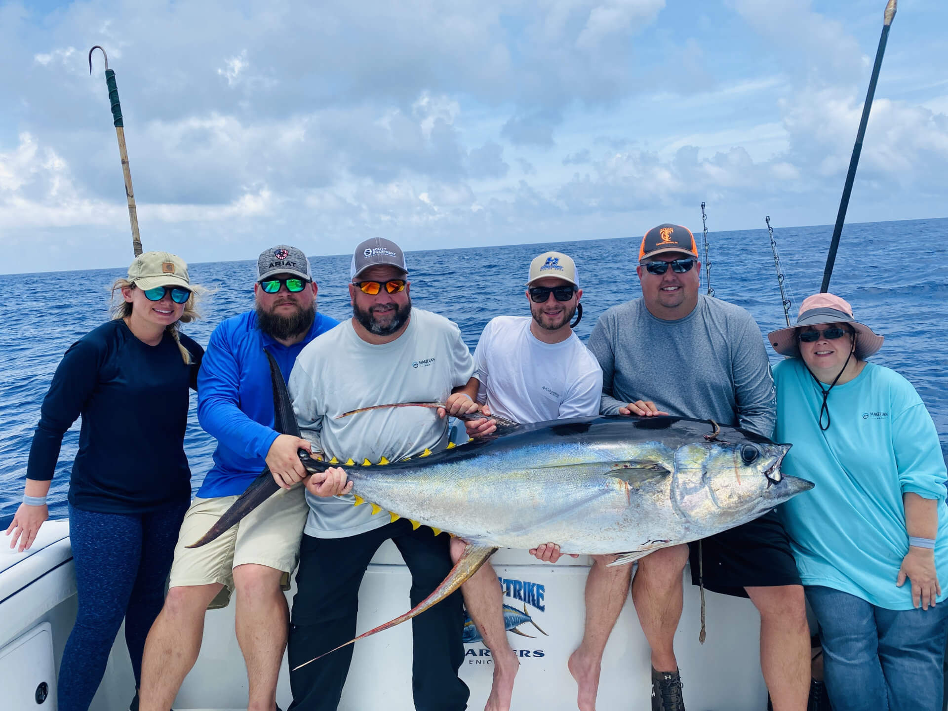 Yellowfin Tuna deep sea fishing