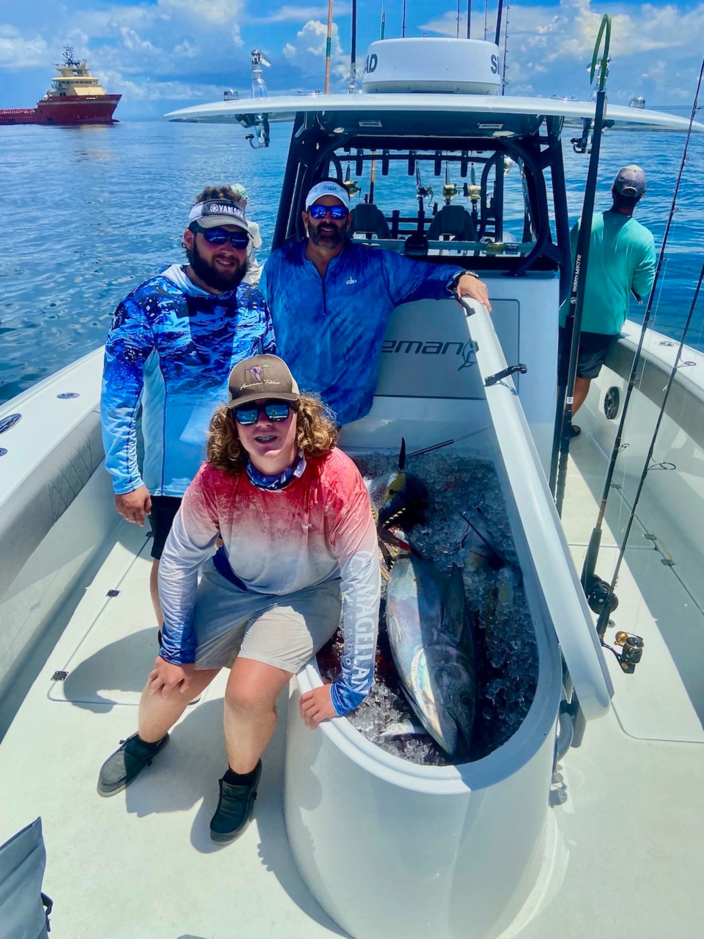 Yellowfin caught on charter boat