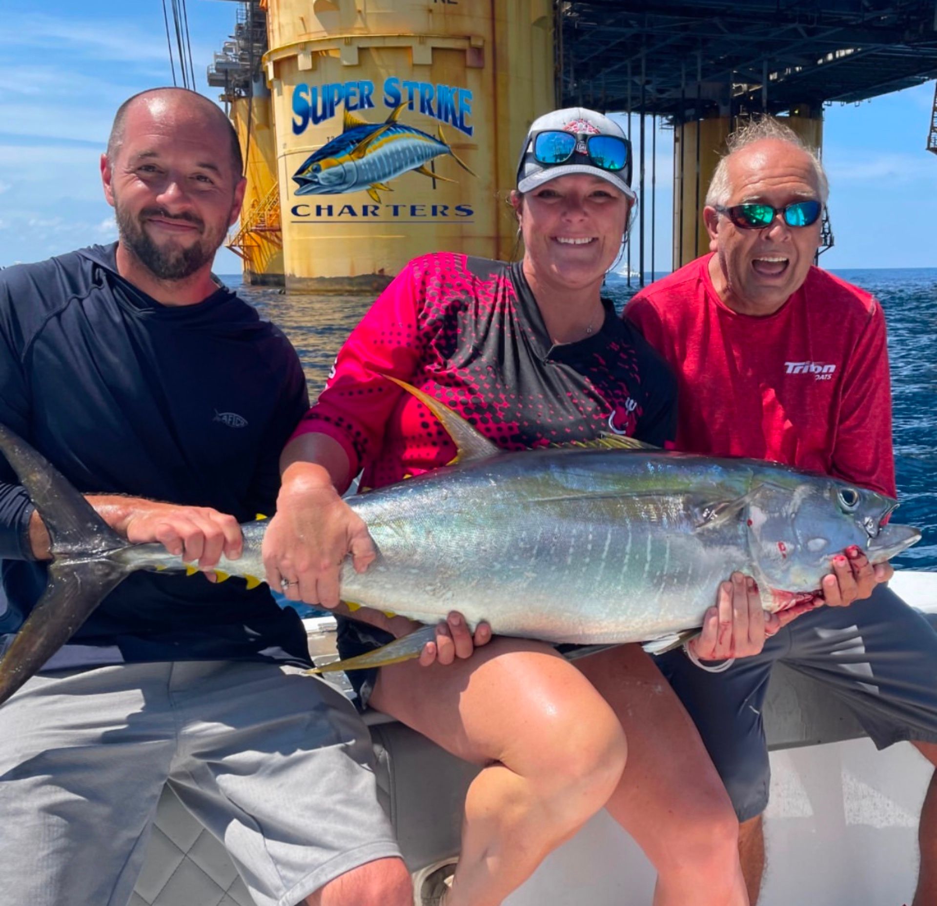 Group holding tuna