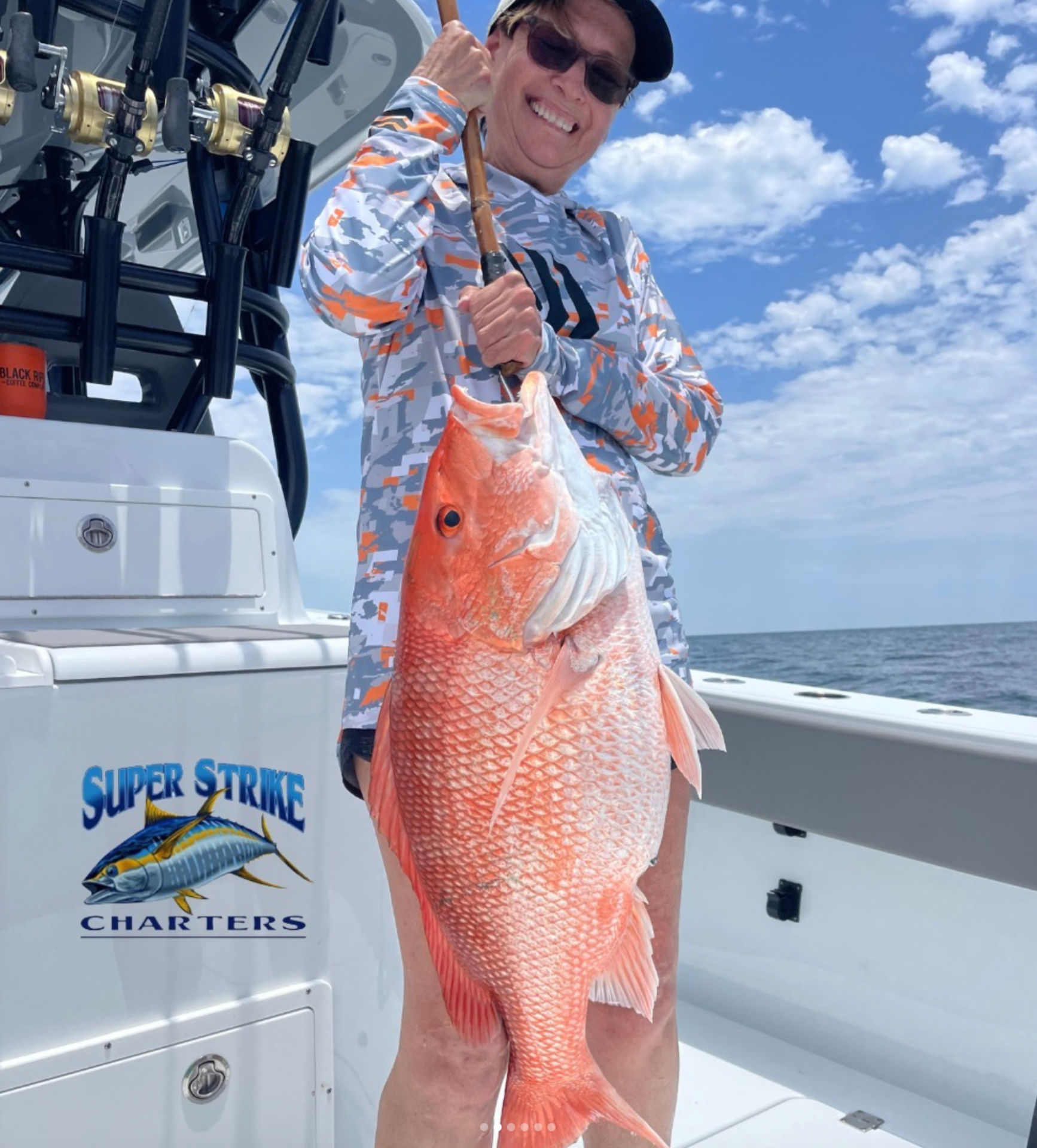 Salley crew with red snapper