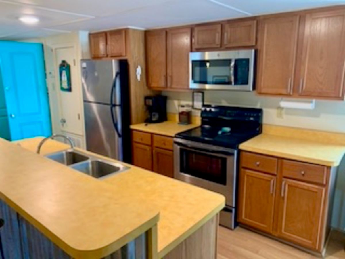 Fishing charter kitchen