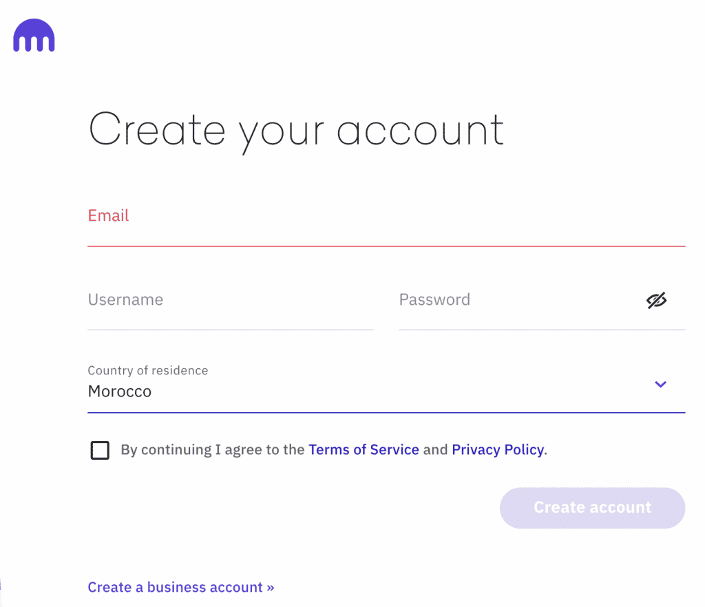 kraken-create-your-account