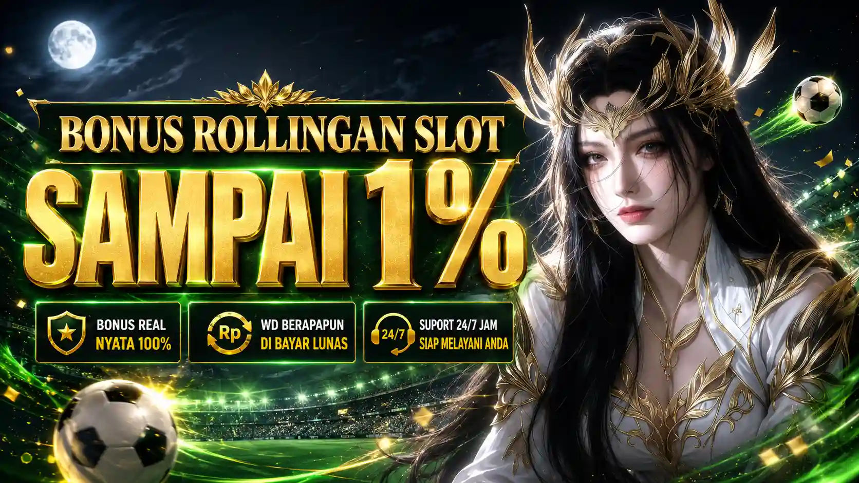 Bonus Rollingan SLOT 1%