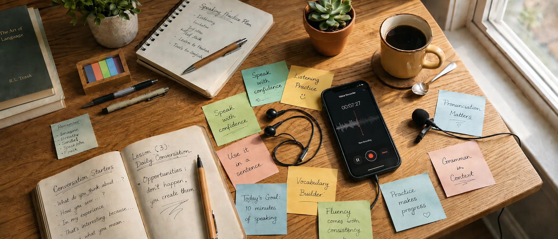 PTE Core speaking practice for fluency, pronunciation, and speaking performance