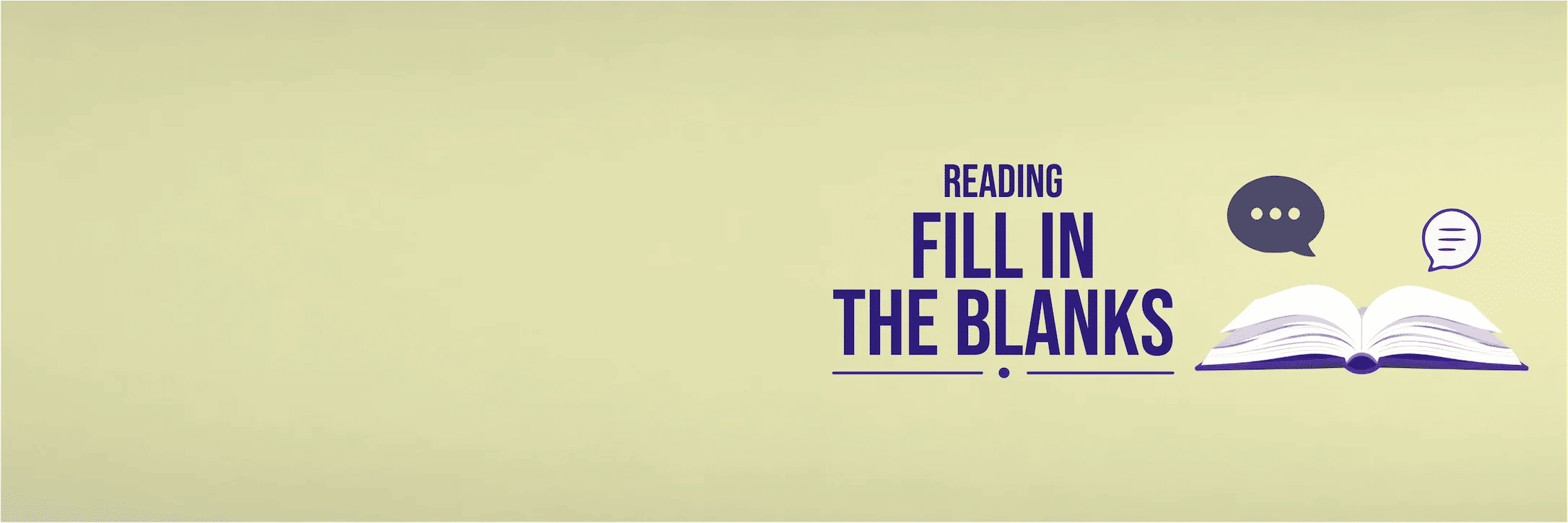 PTE Core Reading Fill in the Blanks task with passage blanks and word bank options