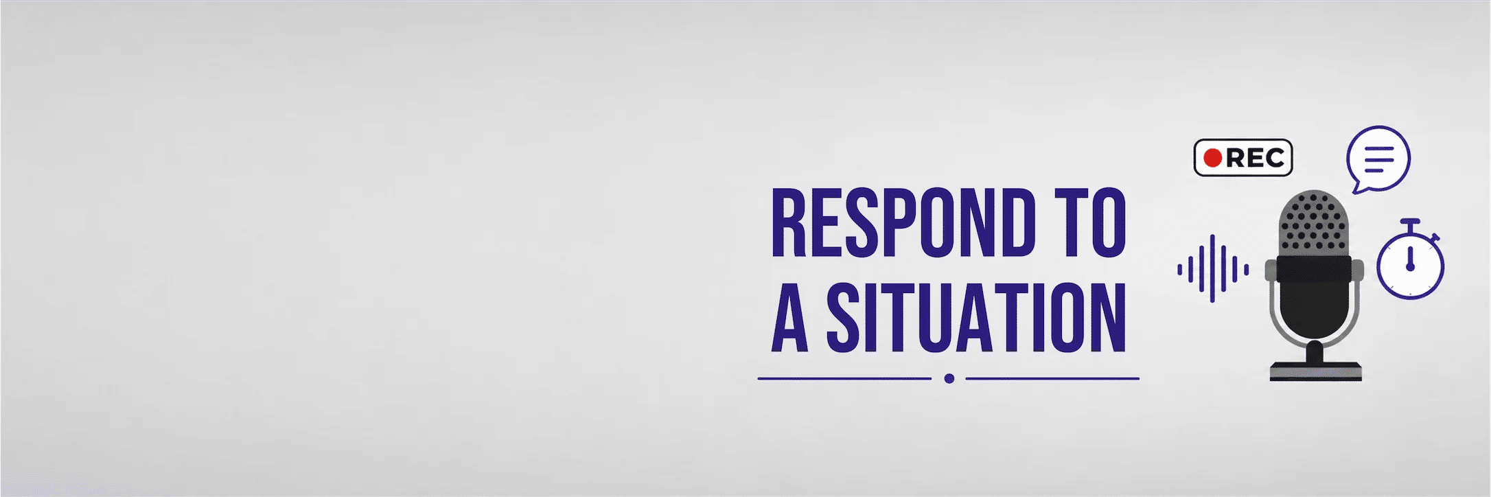 PTE Core Respond to a Situation speaking task with scenario prompt and microphone
