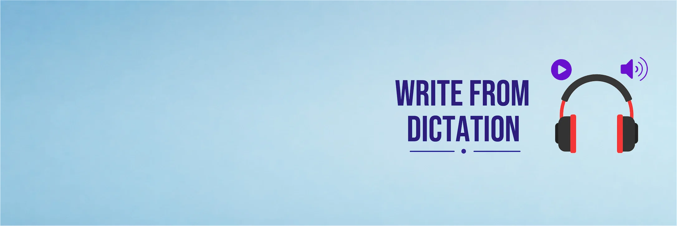 PTE Core Write From Dictation listening task with audio and text input