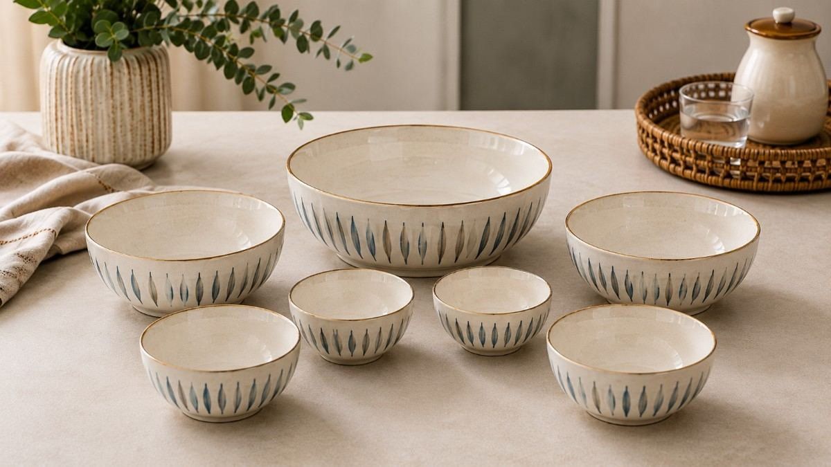 Serving Bowl Set for stylish dining and elegant food presentation