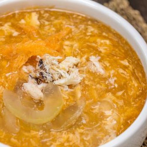 Fish Maw with Sea Cucumber & Crab Meat Soup 鱼鳔海参羹