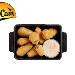 MCCAIN BREADED CHEDDAR CHEESE & JALAPENO POPPERS 450G+/-