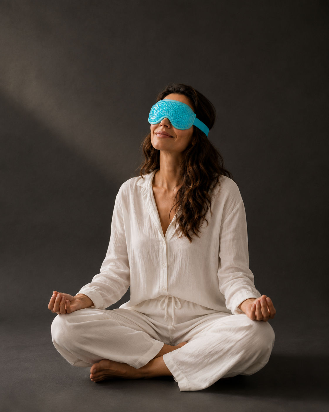 Moment de méditation avec le masque CROMPI
