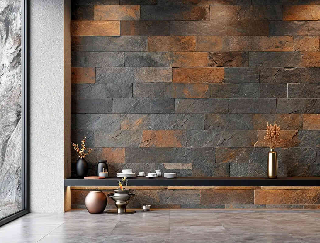 Stone Uses in Living Room Transformation	