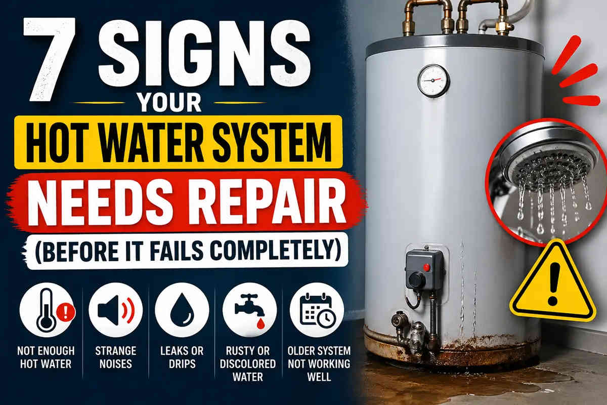 Warning Signs Your Hot Water System Is About to Fail (Don’t Ignore These 7)