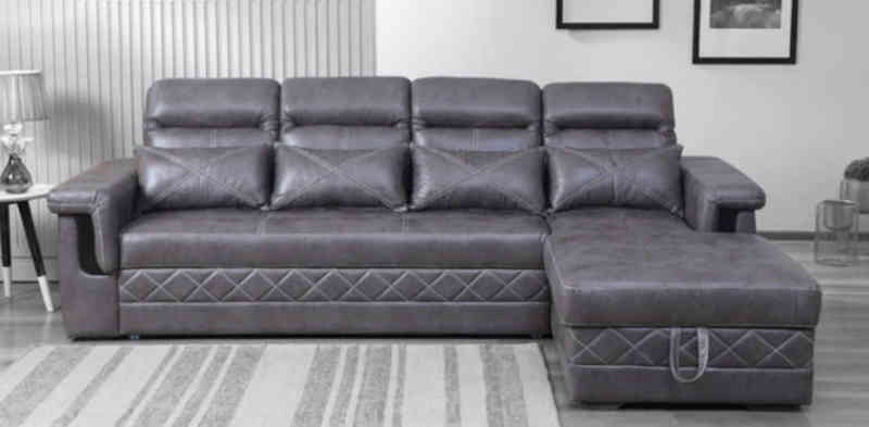 Leather sofa cum bed outlet