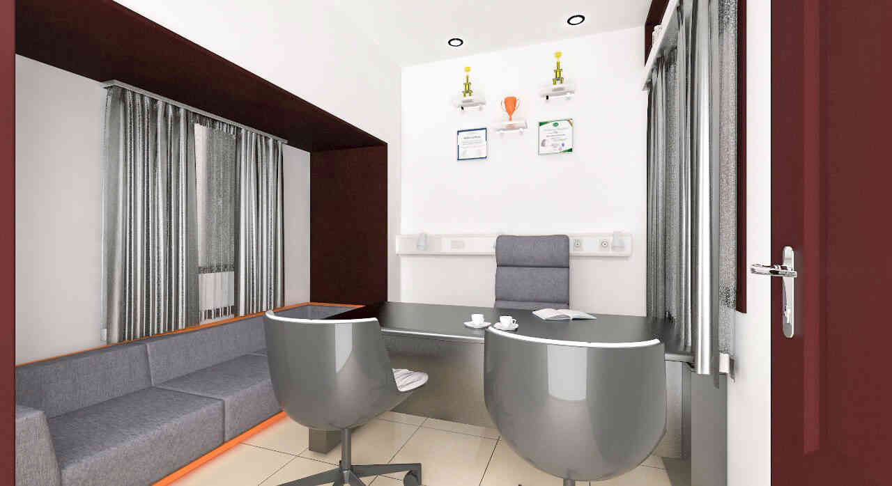 Clinic Doctor Cabin Design by ADAM Vector Creation KreateCube