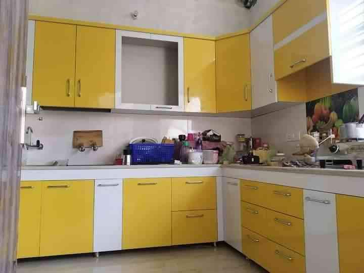 Yellow And White Kitchen