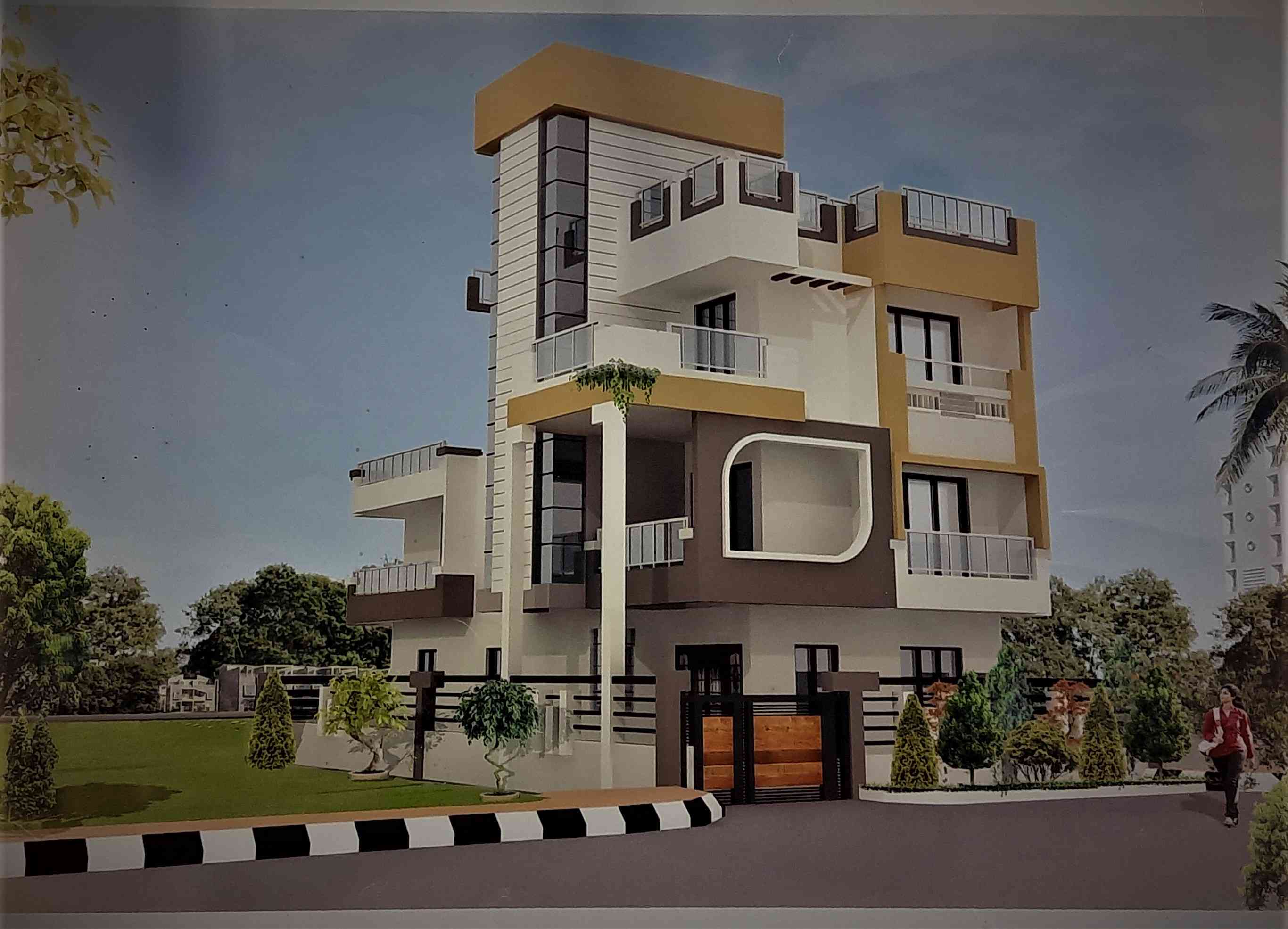 House 3D Exterior Design
