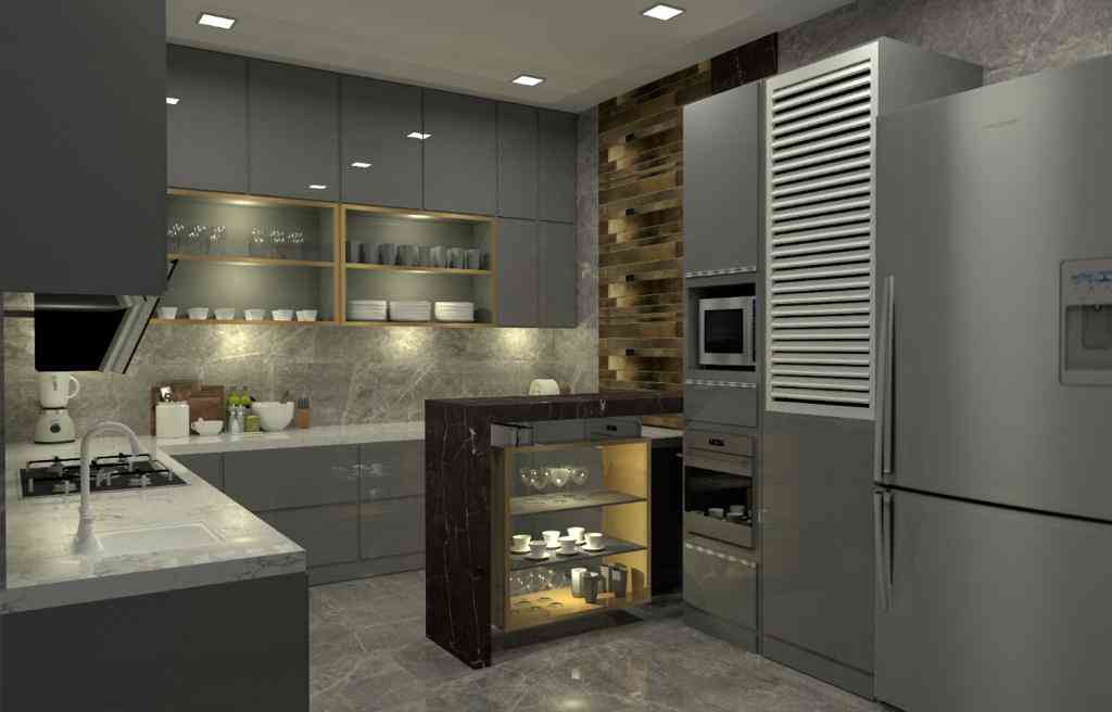 Kitchen Design Over Head Cabinets By