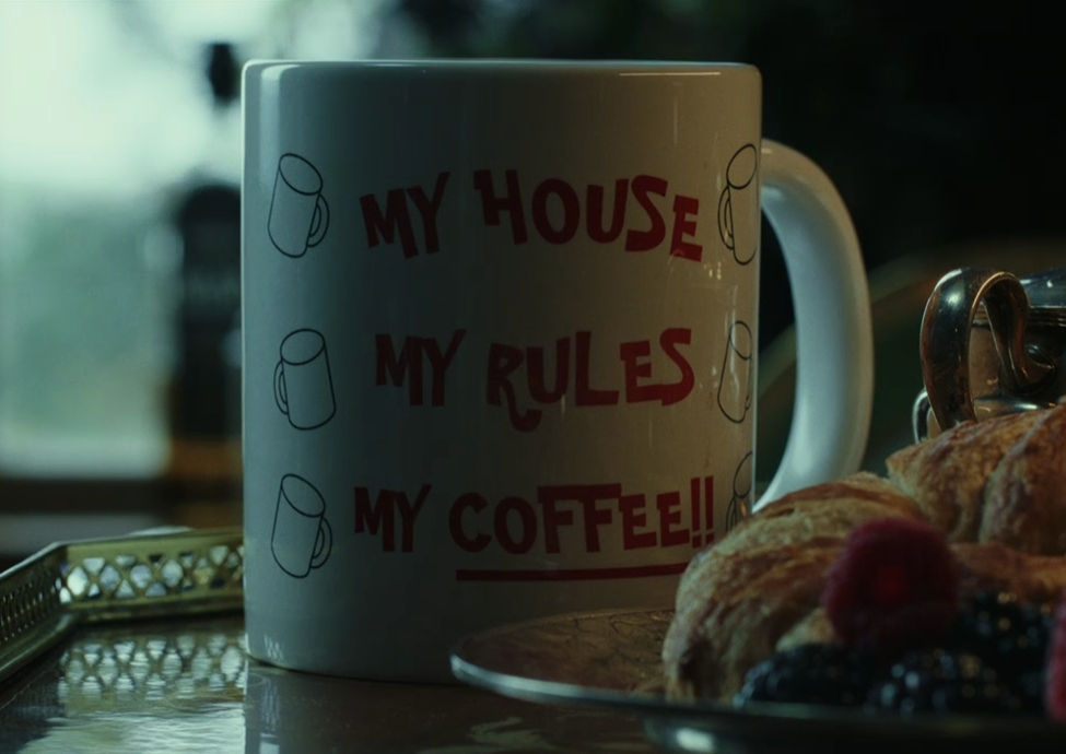 my house my rules my coffee mug; knives out