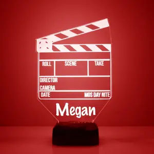 gifts for movie lovers clapboard light