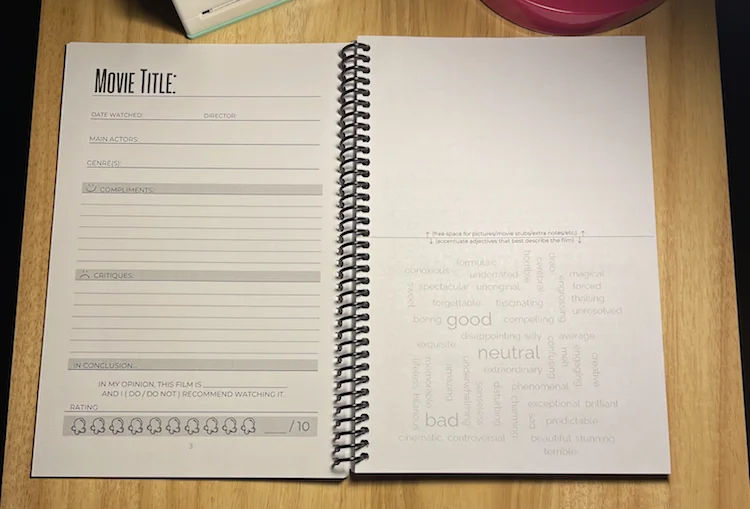 movie journal