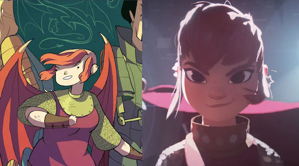 nimona comic vs. book