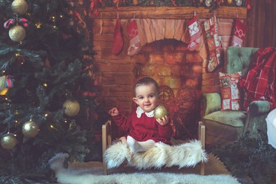 Χριστουγεννιάτικο δωρο φωτογραφιση νονα