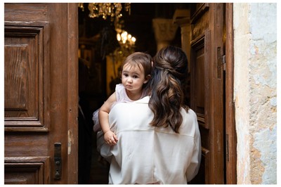 Μαγικές στιγμές από το μυστήριο της βάπτισης.
