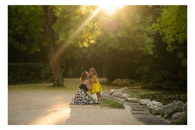 fwtografisi oikogeneias se parko    