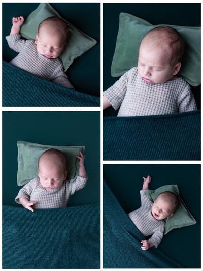 Γλυκιά στιγμή φωτογράφισης νεογέννητου – Studio Mon petit Bébé. 