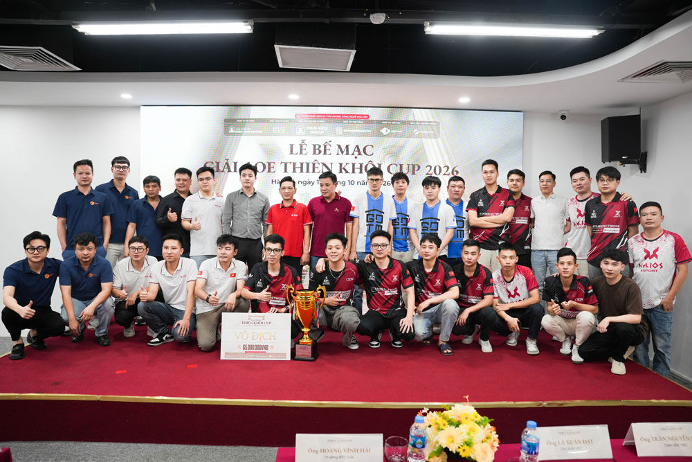 Những hình ảnh đẹp tại lễ bế mạc AoE Thiên Khôi Cup 2026