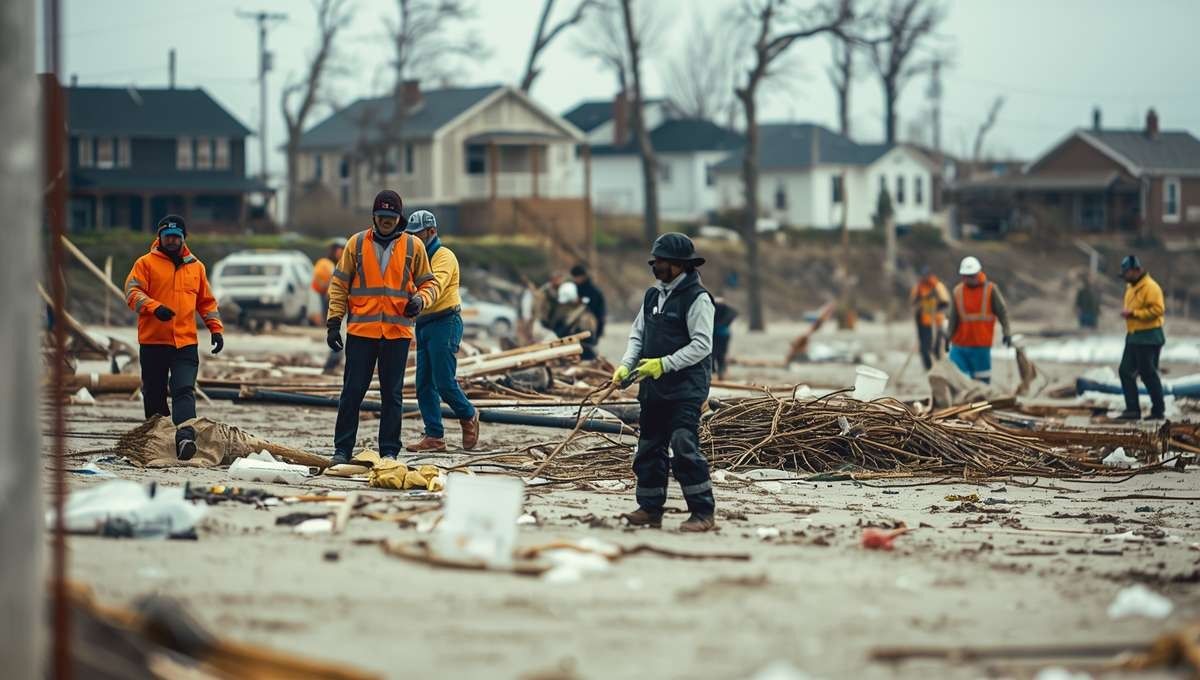 Coastal Flood Cleanup in Ronkonkoma, NY
