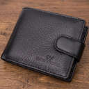 Невеликий місткий гаманець із натуральної шкіри ST Leather 22456 Чорний thumbnail 1