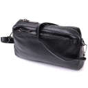 Жіноча сумка-клатч із м'якої натуральної шкіри Vintage 22375 Чорна thumbnail 14