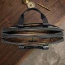 Чоловічий портфель з натуральної шкіри Tony Perotti Italico 7044-40 nero (90641) Чорний thumbnail 5