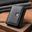 Невелике жіноче портмоне з монетницею з натуральної шкіри ST Leather 22730 Чорний thumbnail 1