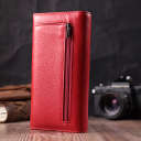 Чудовий жіночий гаманець з натуральної шкіри ST Leather 22524 Червоний thumbnail 14
