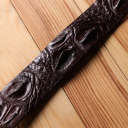 Ремінь-автомат CROCODILE LEATHER 18240 з натуральної шкіри крокодила Коричневий thumbnail 16